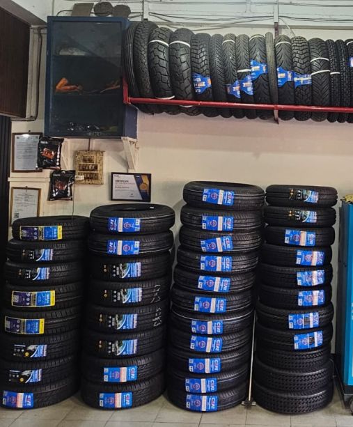 Tyre Stacking